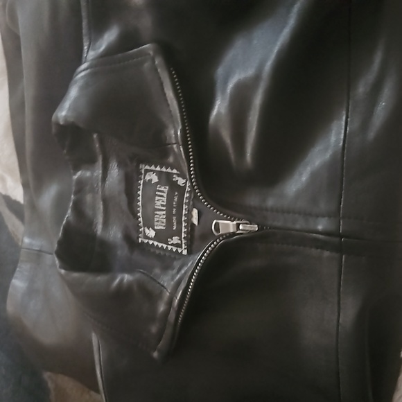 Vera Pelle Made in Itay Vegan Leather Jacket - Picture 8 of 8